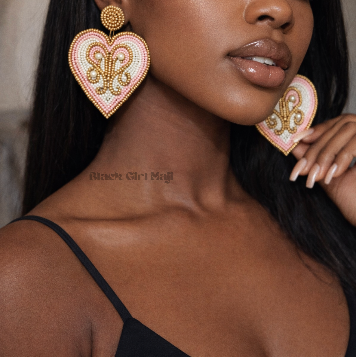 Ezili Freda Veve Heart Earring